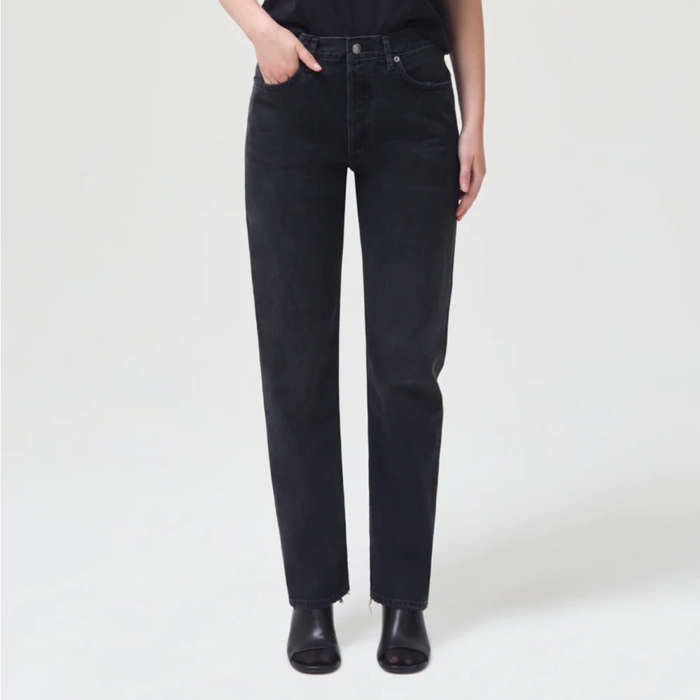 AGOLDE | Lana Mid Rise Straight
